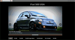 Desktop Screenshot of fiat500usa.com