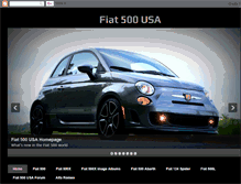 Tablet Screenshot of fiat500usa.com